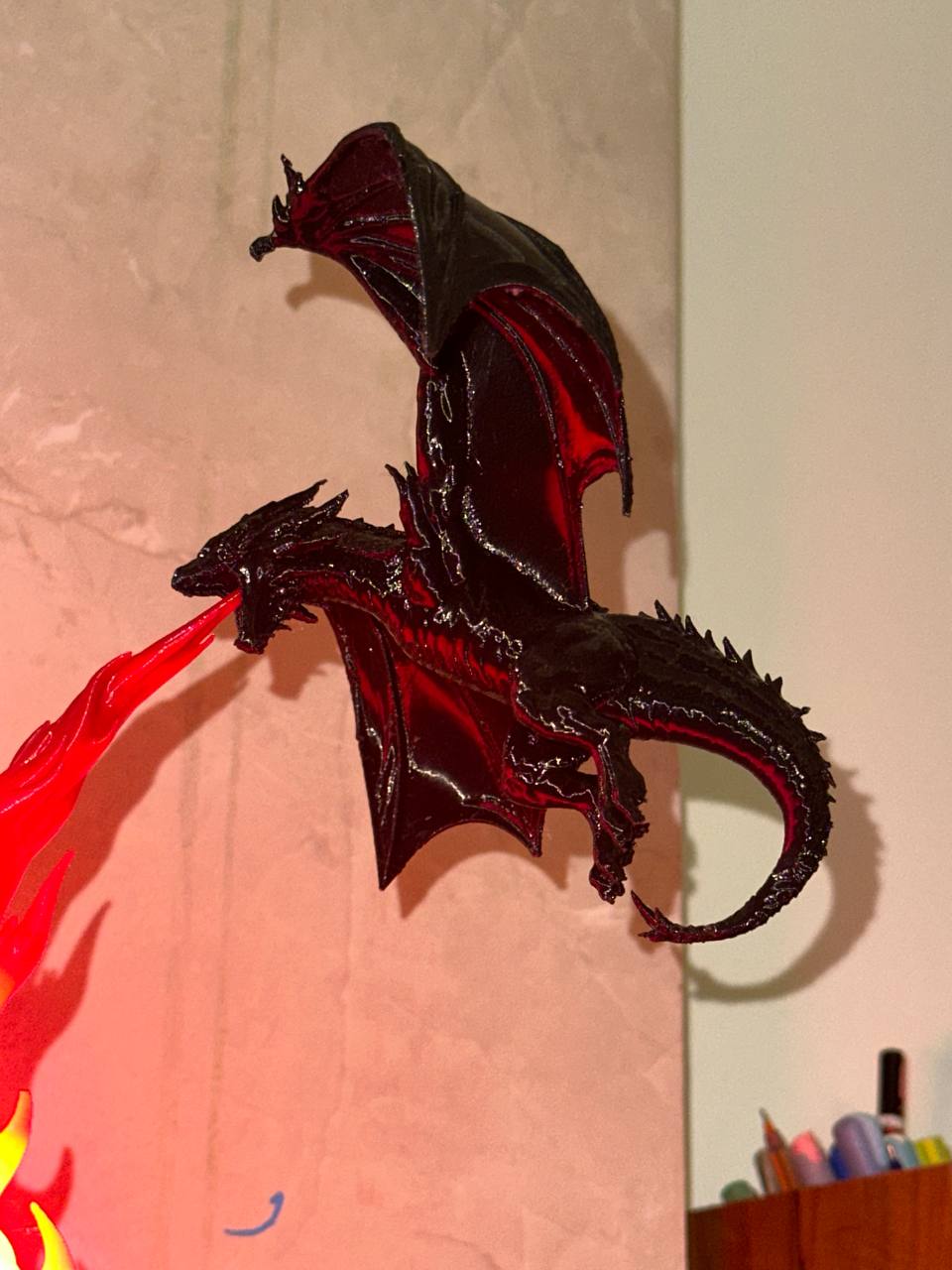 dragon flame lamp