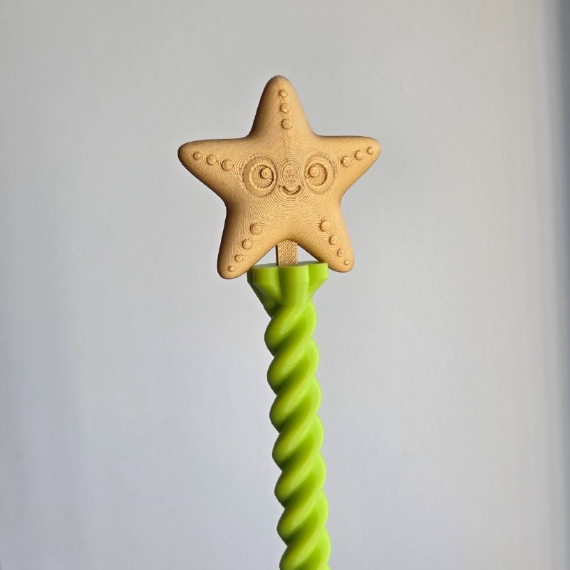 Spinning magic octopus wand